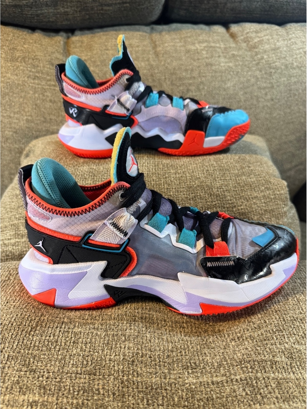 Jordan Why Not Zer0.5 GS Childhood Russell Westbrook Shoes DC3643-500 Size 7Y